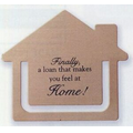 House Bookmark w/ Standard Card & Envelope (Polished Solid Brass)